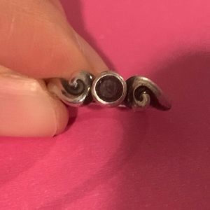 James Avery Vintage Ring with Amethyst